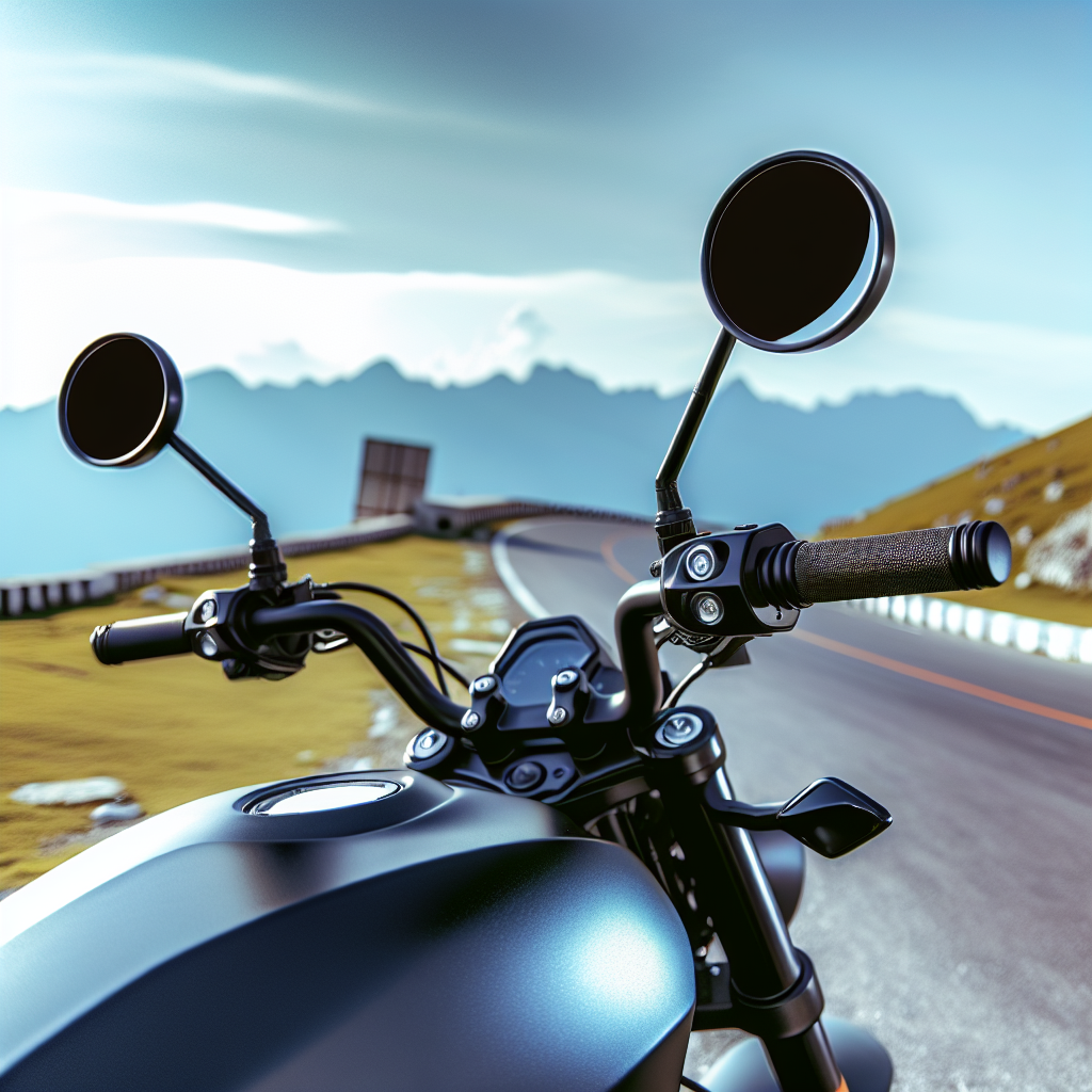 Top Motorcycle Bar End Mirrors for Style and Visibility