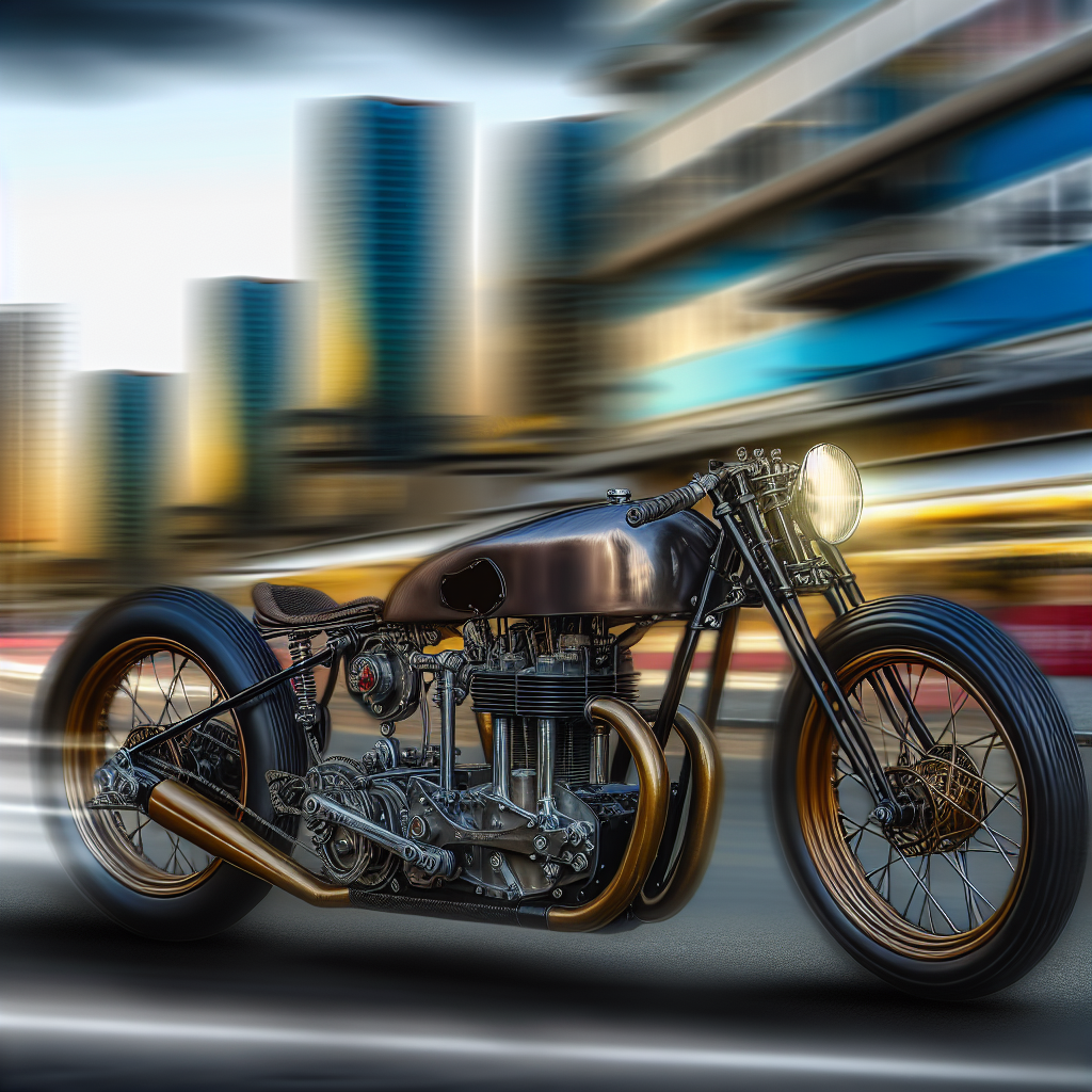Old Harley Pan-Shovel Races Through Alabama Thicket Trail