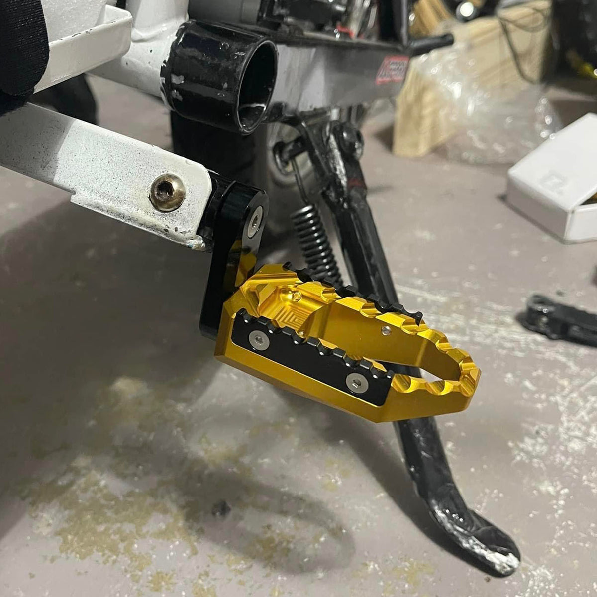 TRC Touring Foot Pegs - Electric Dirt Bike