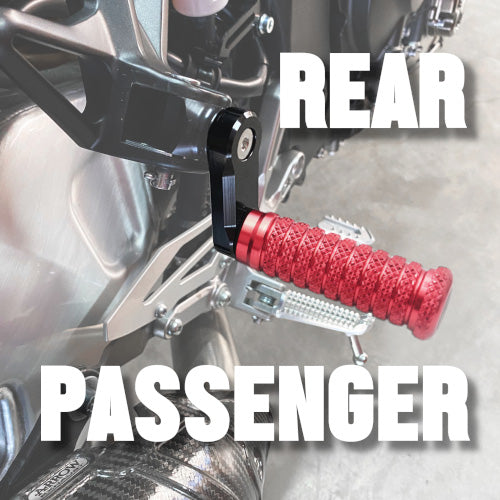 MC Motoparts Motorcycle Passenger Rear Foot Pegs