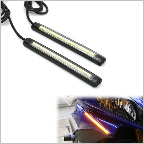 MC Motoparts Front Running & Tail Brake 2-in-1 Turn Signal Light Strips