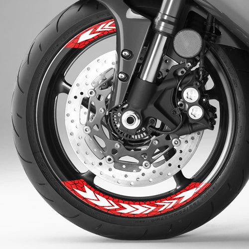 Pattern 17'' Rim 2-Piece Wheel Decal Stickers