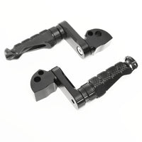 {Rear}  Fits Kawasaki Ninja ZX-4RR-ZX-25R Z7 40mm Adjustable Rear R-FIGHT Foot Pegs - MC Motoparts