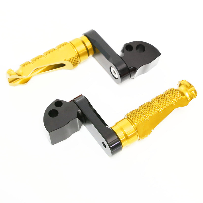 {Rear}  Fits Kawasaki Ninja ZX-4RR-ZX-25R Z7 40mm Adjustable Rear R-FIGHT Foot Pegs - MC Motoparts
