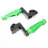 {Rear}  Fits Kawasaki Ninja ZX-4RR-ZX-25R Z7 40mm Adjustable Rear R-FIGHT Foot Pegs - MC Motoparts