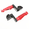 {Rear}  Fits Kawasaki Ninja ZX-4RR-ZX-25R Z7 40mm Adjustable Rear R-FIGHT Foot Pegs - MC Motoparts