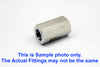 M10x1.0 Female to 1/4 inch NPT Female Stainless Sensor Adaptor Fittings Conversion
