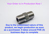 M16*1.5 MALE to 3/8 inch NPT MALE Stainless Sensor Adaptor Fittings Conversion
