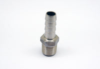 M8x1.0 Male to BARB OD 4mm / 0.16 inch Stainless Tail Adaptor Hose Connector