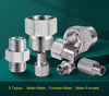 One Way Valve Direction BSP 1 inch Male to Female Stainless Steel Fittings Adaptor