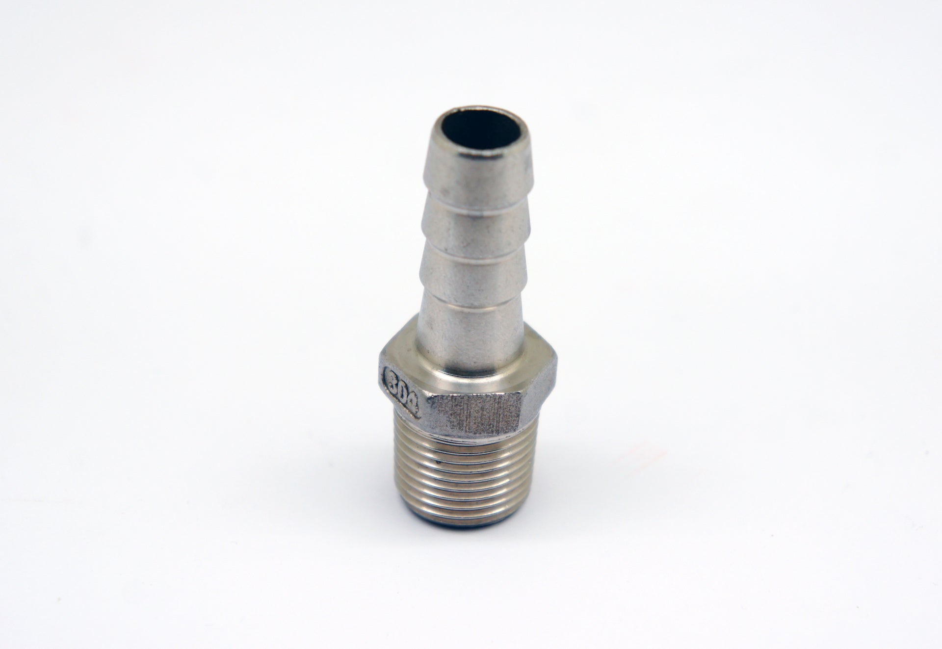 M10x1.0 Male to BARB OD 6mm / 0.24 inch Stainless Tail Adaptor Hose Connector