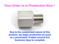 BSP G 1/2 inch Female to 3/8 inch NPT Male Stainless Sensor Adaptor Fittings Conversion