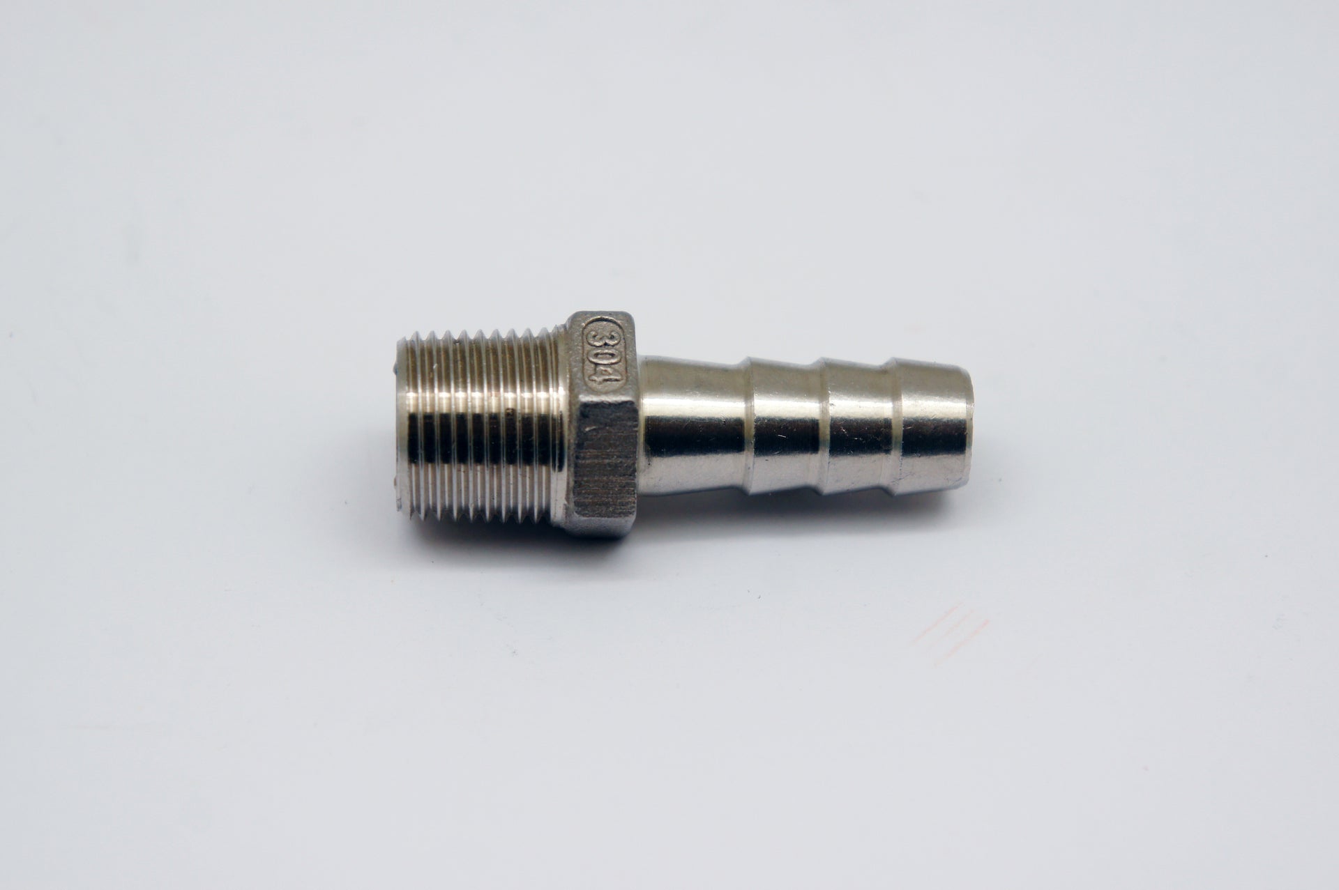 M10x1.25 Male to BARB OD 6mm / 0.24 inch Stainless Tail Adaptor Hose Connector