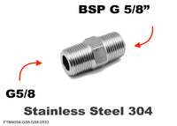 G5/8 Male to BSP G 5/8 inch Male Stainless Sensor Adaptor Fittings Conversion