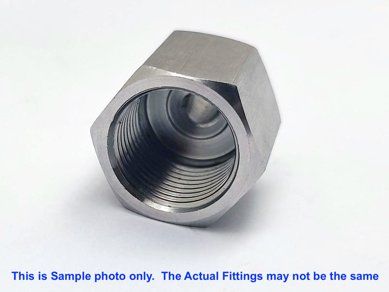 M12x1.25 Female to BSPT Tapered R 1/4 inch Male Stainless Sensor Adaptor Fittings