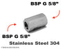 BSP G 5/8 inch Female to G 5/8 inch Female Stainless Sensor Adaptor Fittings Conversion