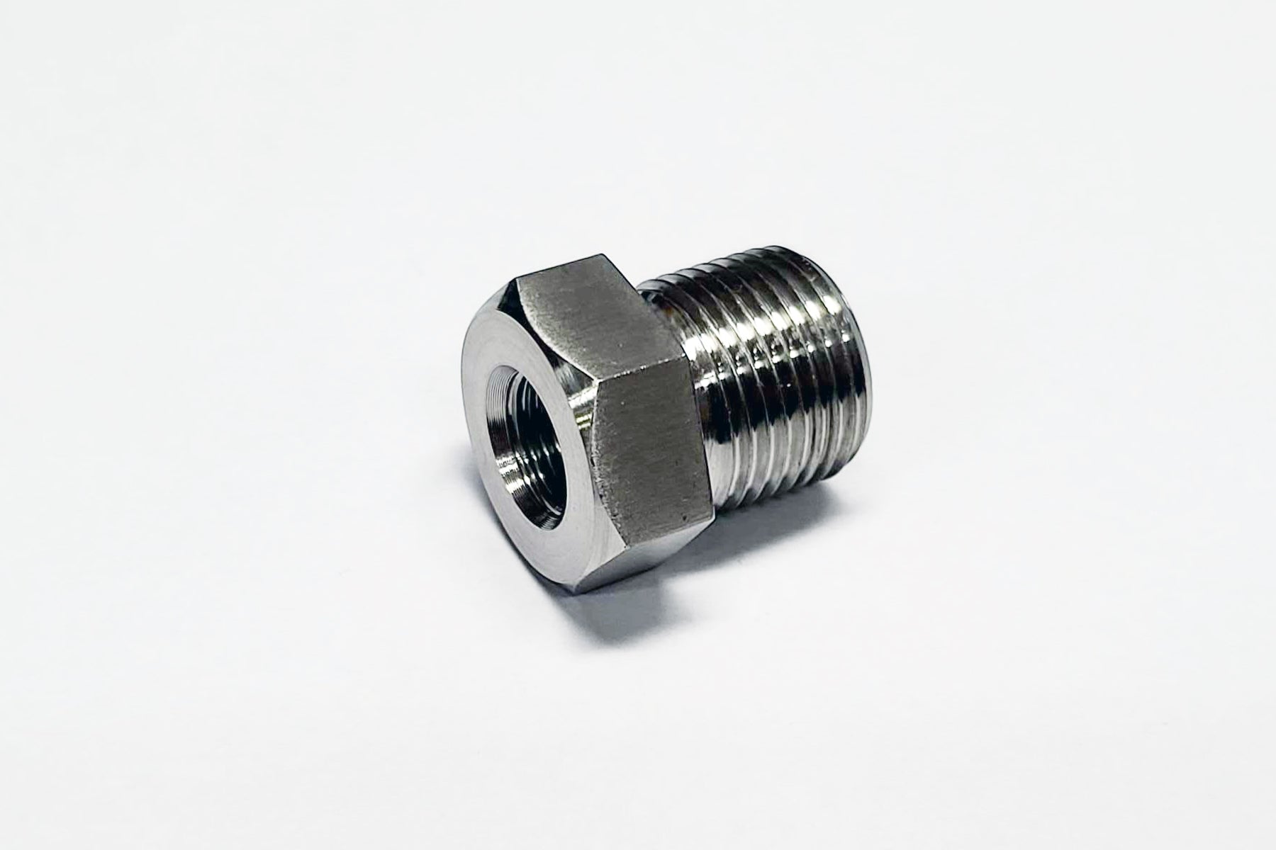 1/2 inch NPT Female to 3/4 inch NPT Male Stainless Sensor Adaptor Fittings Conversion