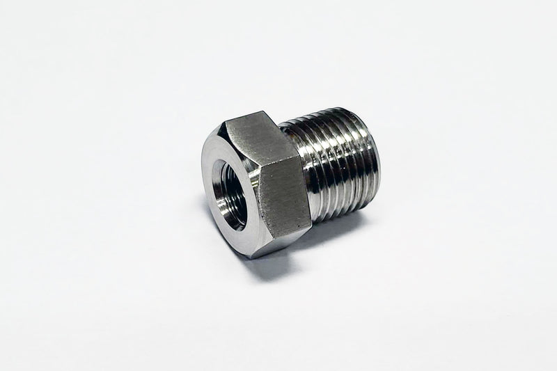 1/2 inch NPT Female to 3/4 inch NPT Male Stainless Sensor Adaptor Fittings Conversion