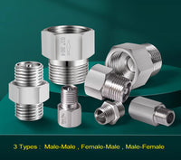 One Way Valve Direction BSP 3/4 inch Female to Male Stainless Steel Fittings Adaptor