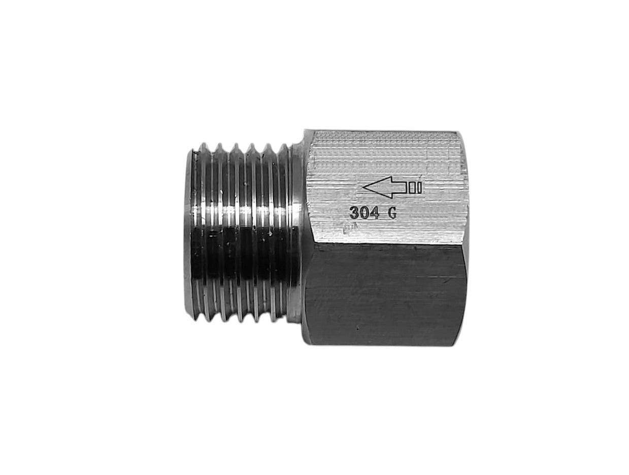 One Way Valve Direction BSP 3/4 inch Female to Male Stainless Steel Fittings Adaptor