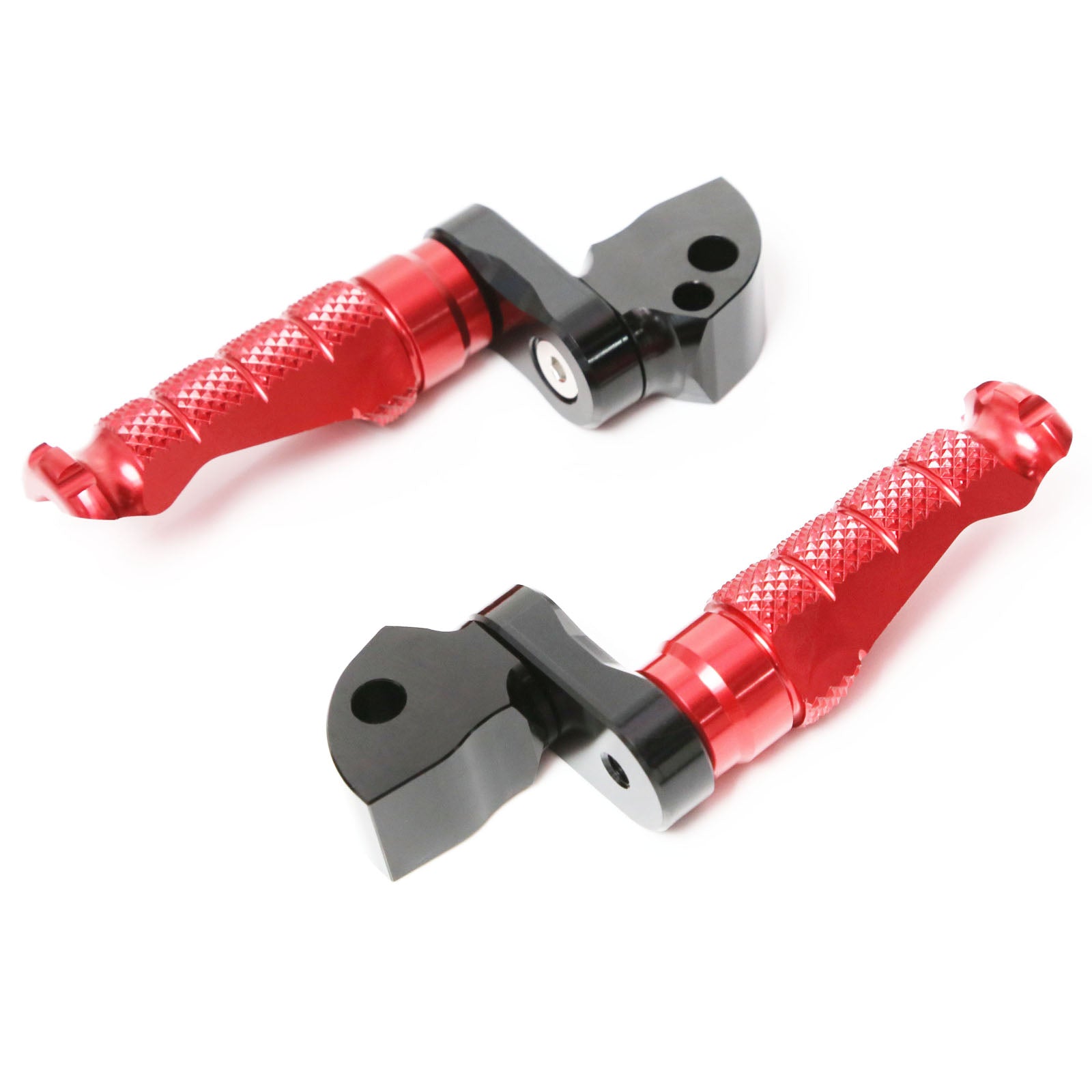 {Rear}  Fits Moto Guzzi V9 V7 V100 25mm Adjustable Rear R-FIGHT Foot Pegs - MC Motoparts