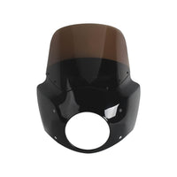 Pazoma T-Sport headlight fairing with windshield for 2017-2025 Harley Road King Special, classic club style front fairing.