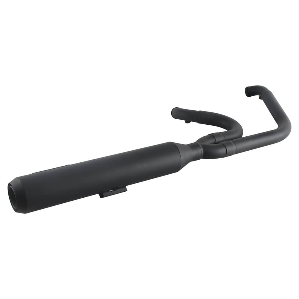 Stainless steel 2-in-1 full-length exhaust system with muffler for Harley Dyna Fat Bob, Low Rider, Street Bob 2006-2017.