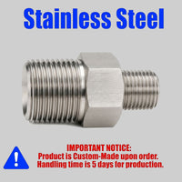 M20x1.75 Female to M20x2 Male Stainless Steel 304 Sensor Adaptor Fittings Conversion