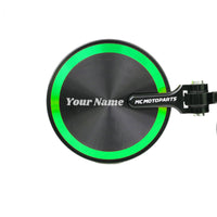 Fit Ducati Streetfighter Scrambler Xdiavel Reborn CNC Bar End Mirrors Custom Engraved - MC Motoparts