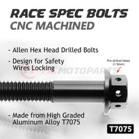 Fits Yamaha MT-09 2014-2020 CNC Crankcase Cover Bolt Kit Set - MC Motoparts