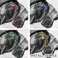 Fits Yamaha MT-09 2021-2025 CNC Crankcase Cover Bolt Kit Set - MC Motoparts