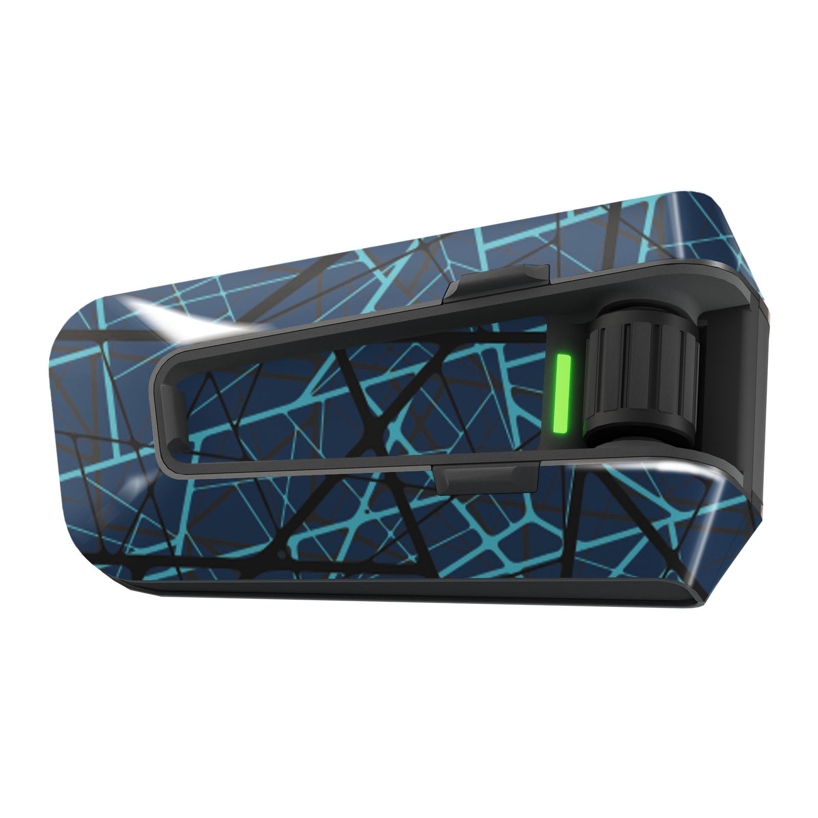 Skin for Cardo Packtalk Edge – Glossy or Matte Vinyl Decal Wrap – Geometric & Cyber Series (1pc) - MC Motoparts
