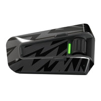 Skin for Cardo Packtalk Edge sticker featuring urban graffiti design in glossy vinyl with grey comic line artwork.