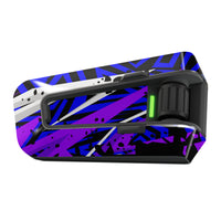 Skin for Cardo Packtalk Edge – Glossy or Matte Vinyl Decal Wrap – Geometric & Cyber Series (1pc) - MC Motoparts