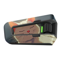 Skin for Cardo Packtalk Edge – Glossy or Matte Vinyl Decal Wrap – Cat Series (1pc) - MC Motoparts