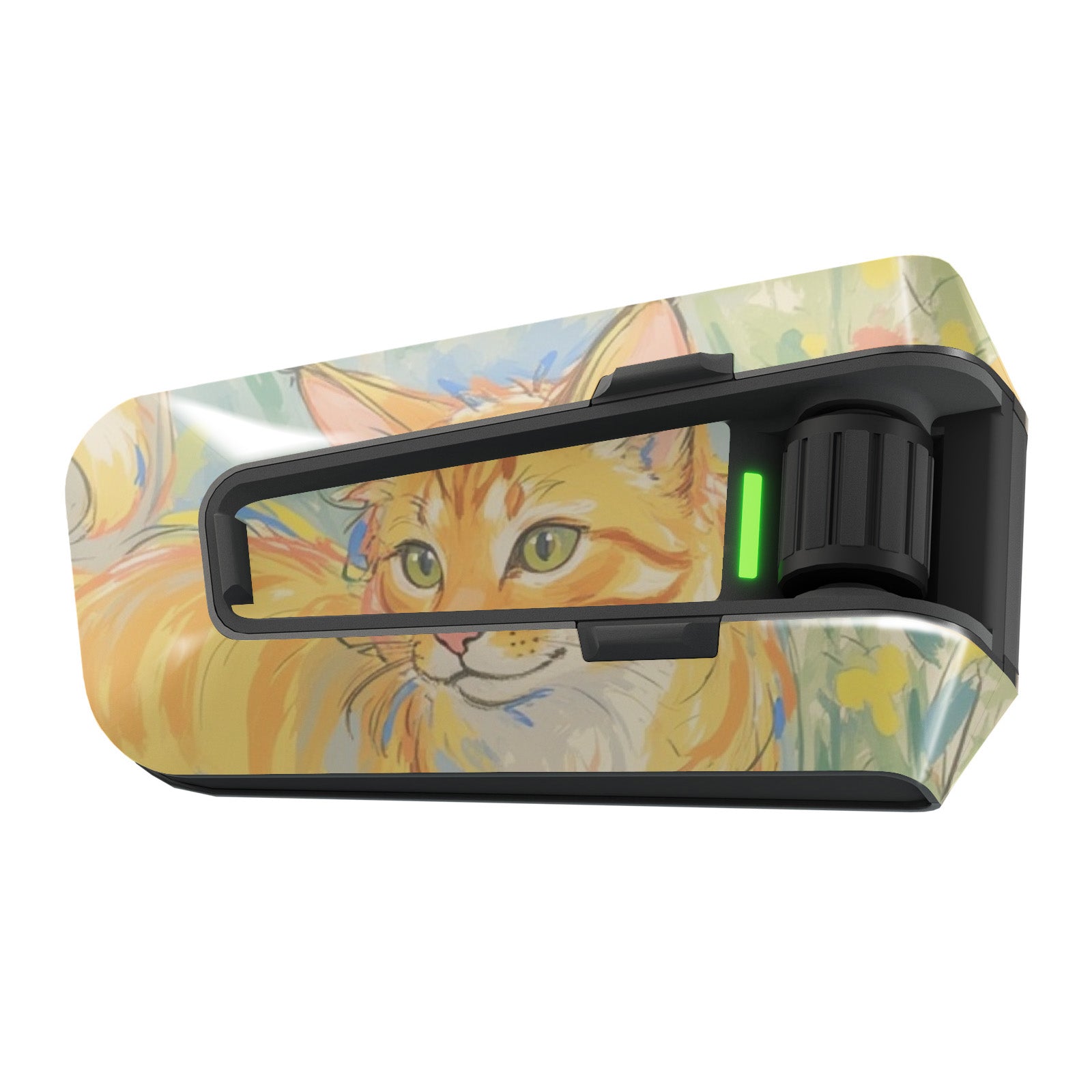 Skin for Cardo Packtalk Edge – Glossy or Matte Vinyl Decal Wrap – Cat Series (1pc) - MC Motoparts