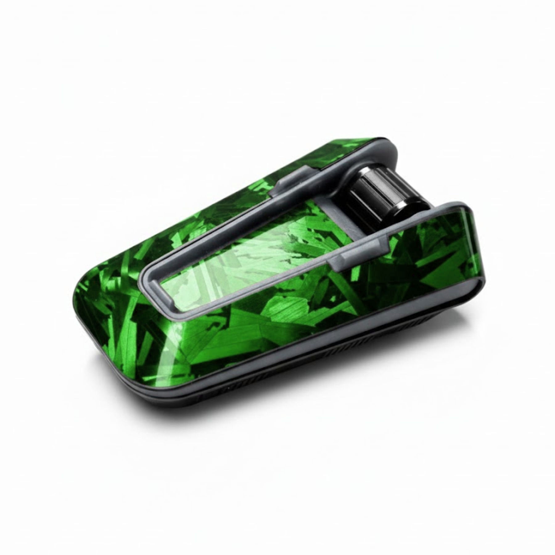 Cardo Packtalk Edge decal sticker with forged carbon glossy finish, designed for device customization by MC Motoparts.