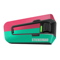 Skin for Cardo Packtalk Edge – Glossy or Matte Vinyl Decal Wrap – Dual Tone Series (1pc) - MC Motoparts