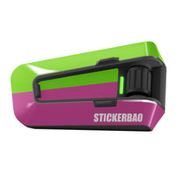 Skin for Cardo Packtalk Edge – Glossy or Matte Vinyl Decal Wrap – Dual Tone Series (1pc) - MC Motoparts