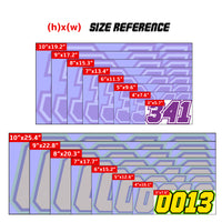 Personalize Custom MX Dirt Bike Motorcycle Racing Number Stickers - N32 - MC Motoparts