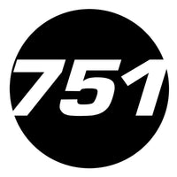 Pair of black hollow racing number decals with cut-out font for cars, designed for custom show-through race car decoration.