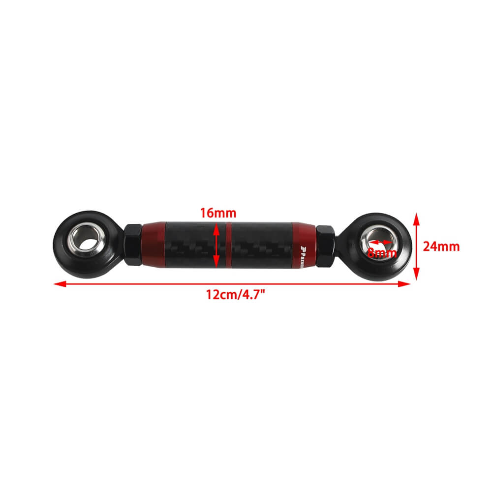 Pazoma carbon fiber CNC mid-control adjustable shifter linkage for Harley Softail Dyna FXR Street Bob FXBB motorcycle part