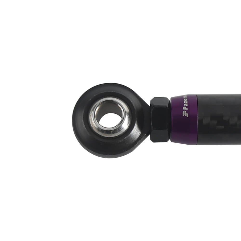 Carbon fiber CNC mid-control adjustable shifter linkage for Harley Softail, Dyna, FXR, Low Rider, Street Bob, and FXLR models.