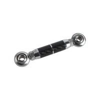 Carbon fiber CNC mid-control adjustable shifter linkage for Harley Softail, Dyna, FXR, Low Rider, Street Bob, and more by Pazoma.