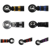Carbon fiber adjustable Harley Touring shifter linkage by Pazoma, CNC billet aluminum, fits 1986-2026 Road Glide, Softail, Street Glide.