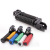 {Front}  Fits Moto Guzzi V9 V7 V100 25mm Adjustable POLE Foot Pegs - MC Motoparts