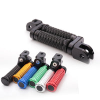 {Front}  Fits Moto Guzzi V9 V7 V100 25mm Adjustable POLE Foot Pegs - MC Motoparts