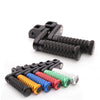 {Front}  Fits Moto Guzzi V9 V7 V100 40mm Adjustable POLE Foot Pegs - MC Motoparts