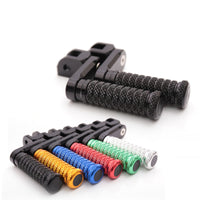 {Front}  Fits Moto Guzzi V9 V7 V100 40mm Adjustable POLE Foot Pegs - MC Motoparts
