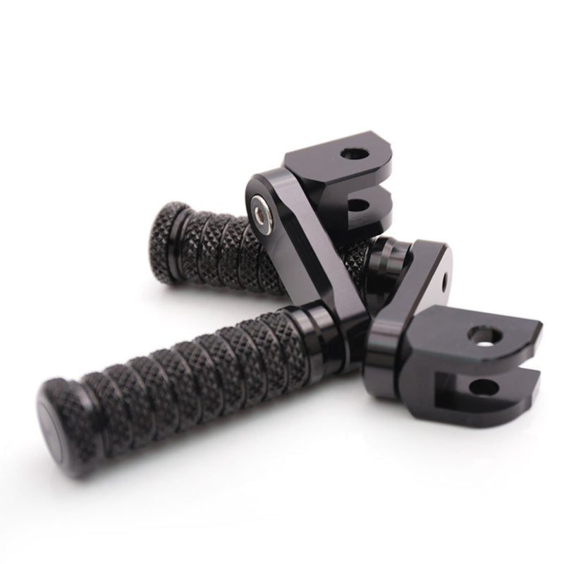 {Front}  Fits Moto Guzzi V9 V7 V100 40mm Adjustable POLE Foot Pegs - MC Motoparts